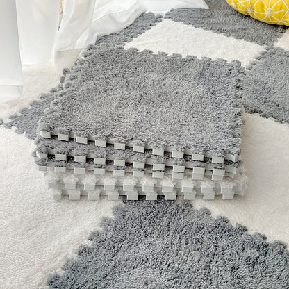 Soft Plush Children's Mat Baby Play Mat Baby Toys Eva Foam Puzzle Carpet In Children's Room Keep Warm Playmat 30*30*1CM