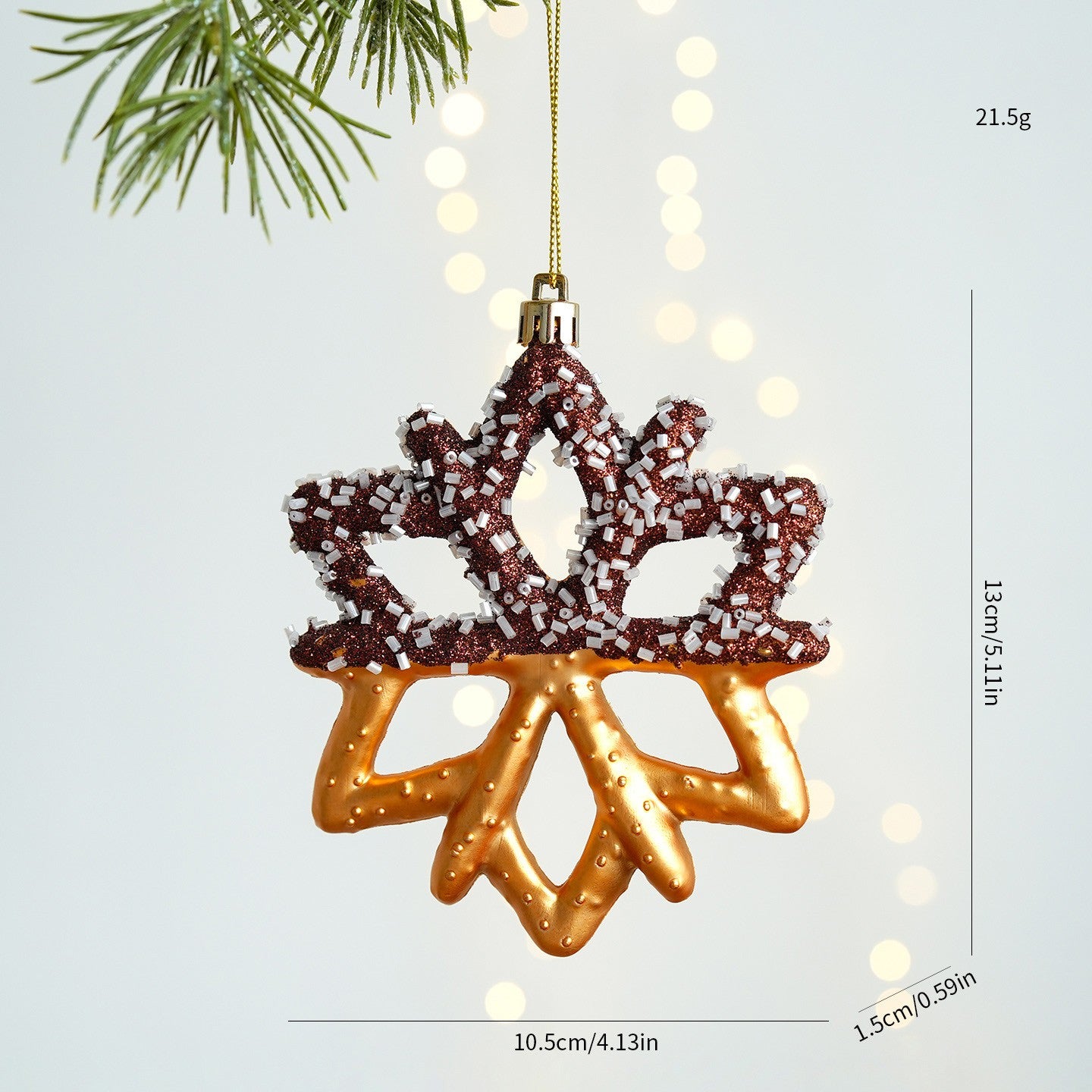 Christmas Atmosphere Balloon Dog Small Pendant Christmas Tree Snowflake House Pendant Small Ornament Wreath Accessory