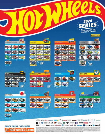 Mattel Hot Wheels 1/64 2024 M N P CASE Carros Colecionáveis Brinquedos Veículo Diecast Audi Lamborghini Brinquedos Carros Colecionáveis Automotivos Menino