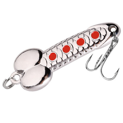 1PC Colher de Pesca Premium 5/7/10/15/20G Jigs Metálicos para Pesca de Truta em Água Doce - Lance com Precisão e Pesque Mais Peixes
