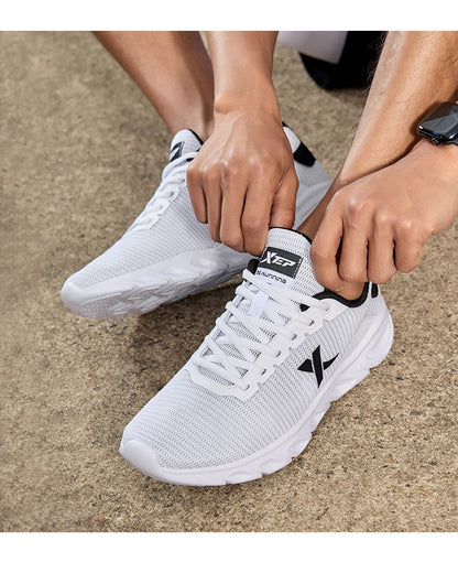 Tênis de Corrida Masculino Xtep Primavera 2025 Calçado Esportivo Absorvente de Suor Tênis Esportivo Esportivo Resistente ao Desgaste com Estabilidade 880119115131