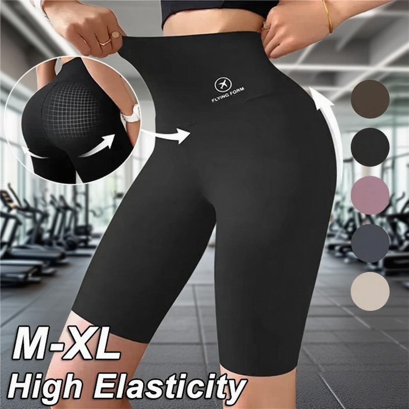 M-XL Women Shorts Sports Shorts For Women New Cycling Jogging Fitness High Waist Push Up Gym shorts Leggings Yoga Clothing