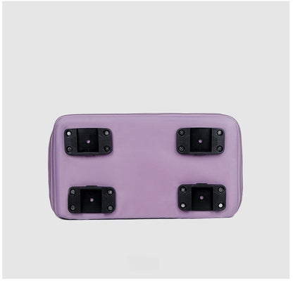 Universal Wheel Expandable Luggage Large Capacity Lightweight Travel Fitness Bag with Dry And Wet Separation Storage