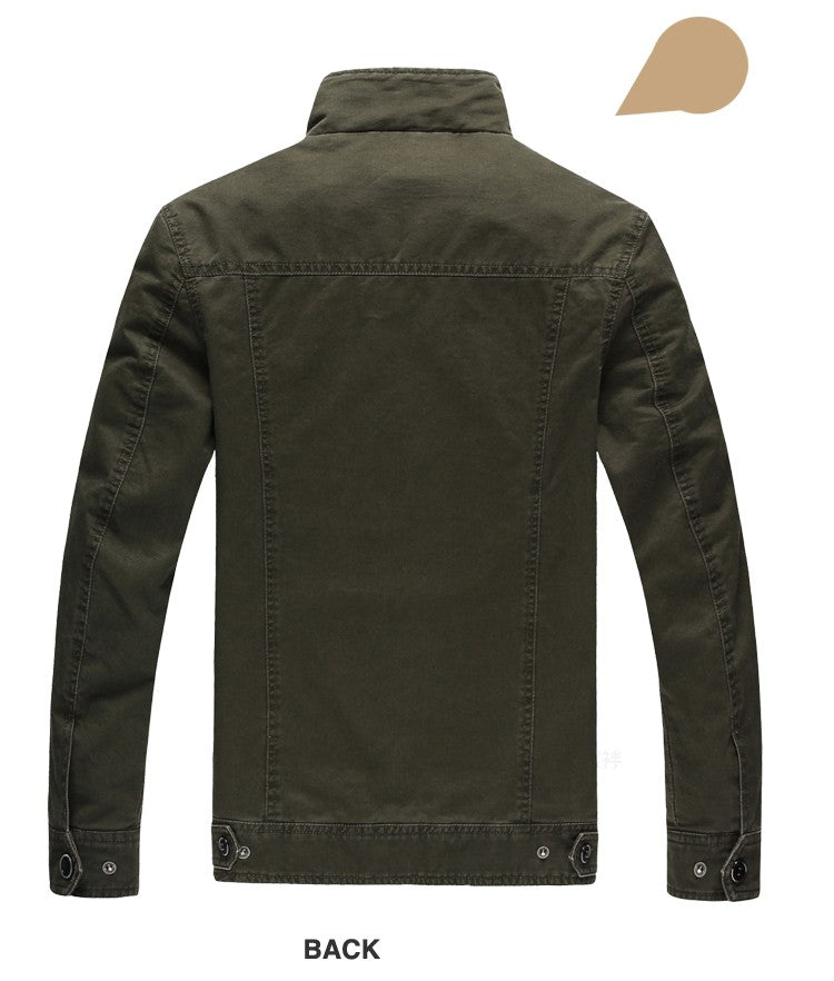 New 2023 Casual Army Military Jacket Men Plus Size M-6XL Jaqueta masculina Air force one Spring & Autumn Cargo Mens Jackets Coat