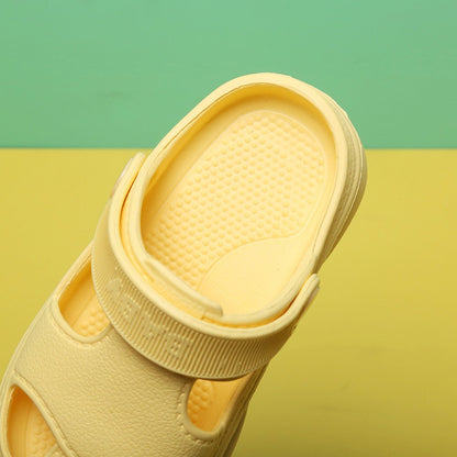 New Summer Children Shoes Non-Slip Slippers Baby Outdoor Fashion Hole Beach Sandals Slippers for Girl Boy Beach Children's Shoes