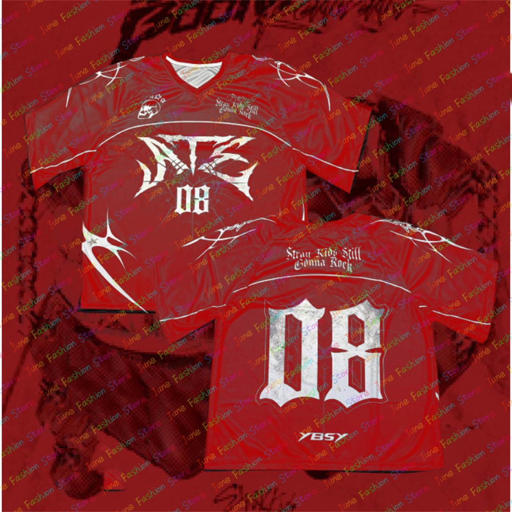 YBSY! STRAYKIDS JERSEY 2025 T-Shirt Summer Women Hot Sale Short Sleeve Tops Shirts Fans Commemorative Edition Tees Y2K Tops