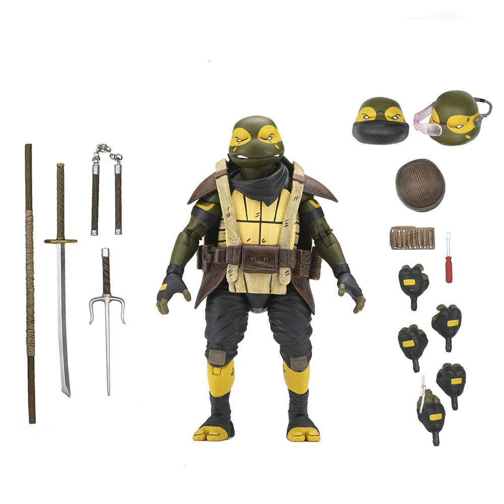 NECA Tartarugas Ninja Mutantes Adolescentes O Último Ronin Ultimate Yi Odyn Moja UnoRe-Evolution Boneco de Ação