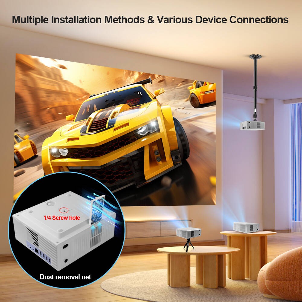 ThundeaL TD95W Android Projector Full HD 1080P WiFi 2K 4K Home Cinema Portable Smart TV Video Movie Meeting Led TD95 Projecter