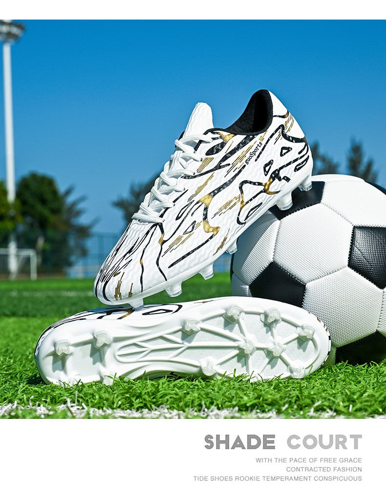 Unisex Youth Soccer Cleats Lightweight Football Shoes for Match Training Enhanced Grip Durable FG TF Comfortable Breathable