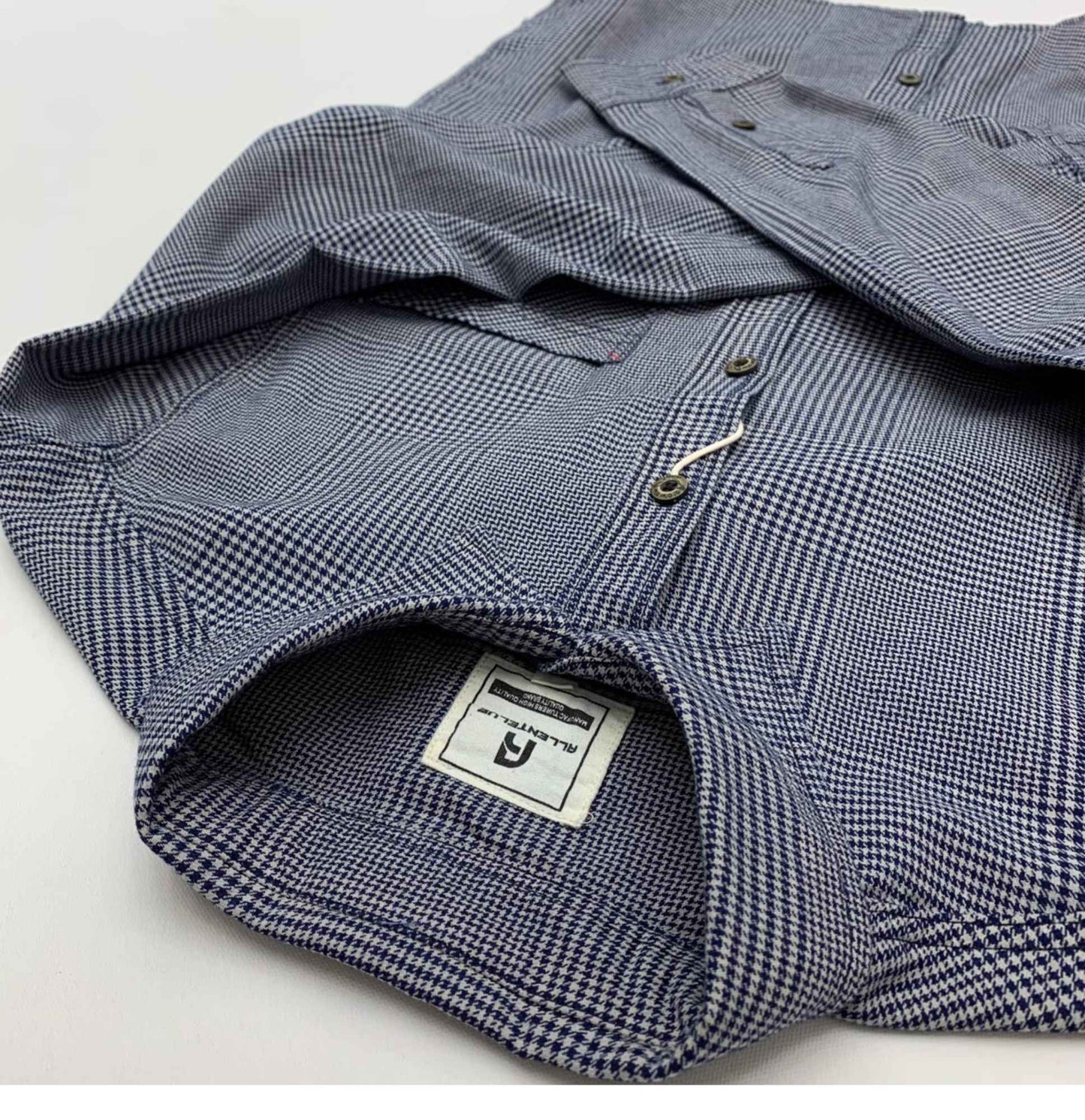 Plaid shirt Men's vintage shirt American cargo cotton loose casual coat