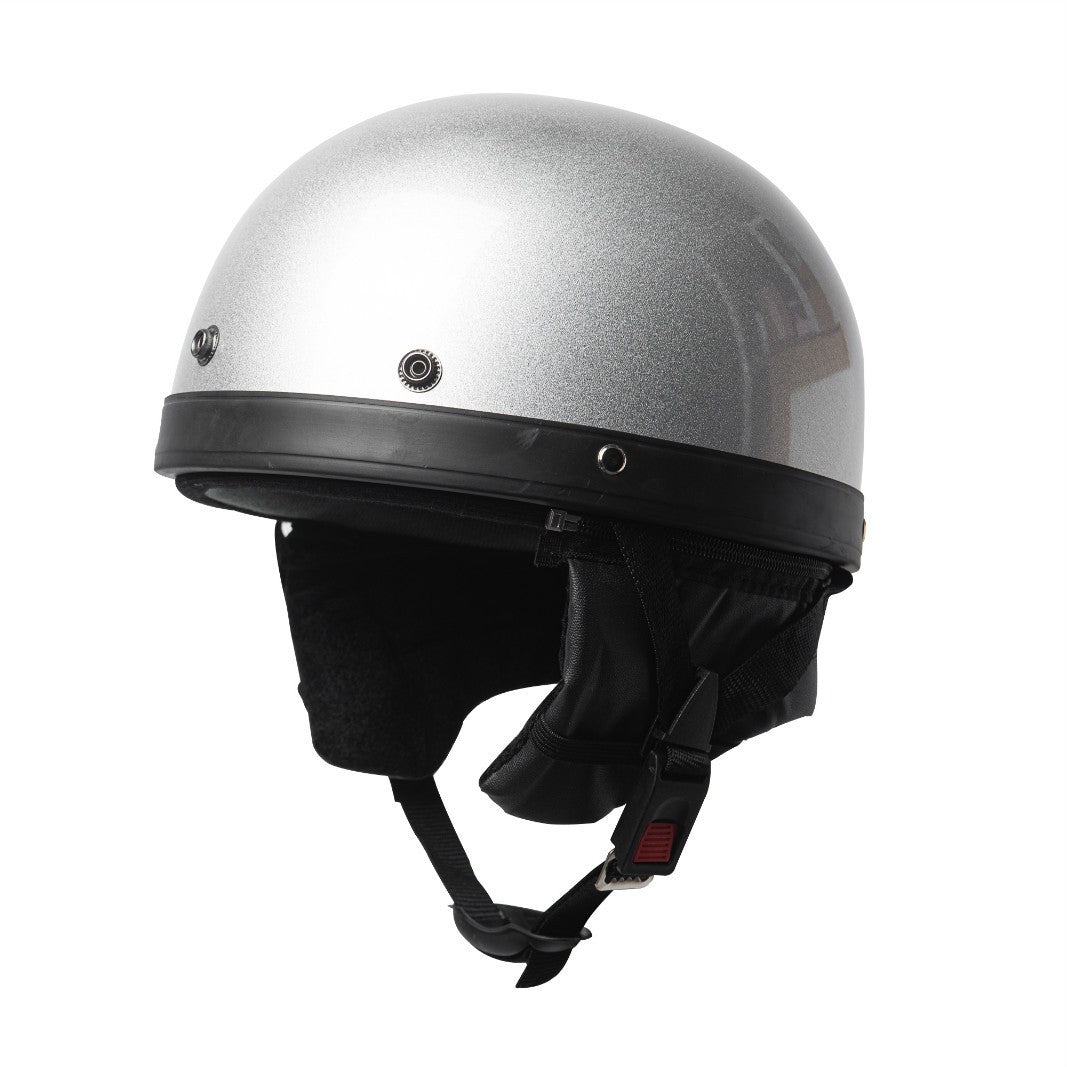 Capacete de motocicleta, equipamento de segurança para proteção de pilotagem de snowmobile masculino e feminino, capacete retrô elegante,