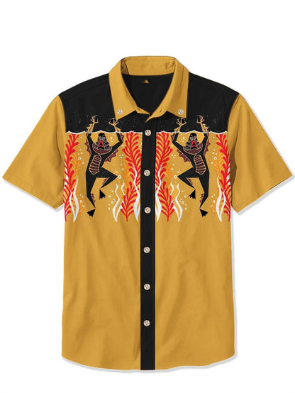 Men's Shirt Summer Casual Fashion Men Short Sleeved Shirt Loose Hawaiian Shirt Mens Casual Top Ropa Hombre Camisas Para Hombre