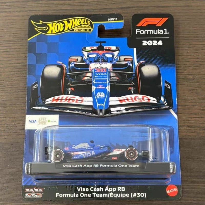 Original Hot Wheels Car Gold Label F1 Racing Model VISA Sauber Williams Fleet HRV11 1/64  Alloy Miniature Die-casting VehicleCar