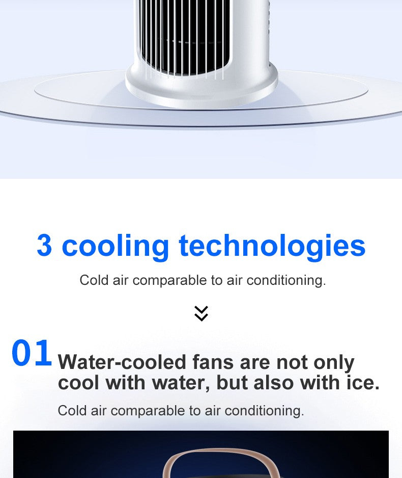 Pulverizador portátil Resfriador de ar de mesa USB Mini ar condicionado Ventilador de refrigeração de ar multifuncional temporizado Refrigerador de ar para casa e escritório