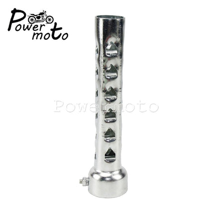 Motorcycle Exhaust Muffler 8" Length Muffler w/ DB Killer Noise Eliminator For Harley Softail Dyna Fat Bob FLHT FXST Drag Pipes