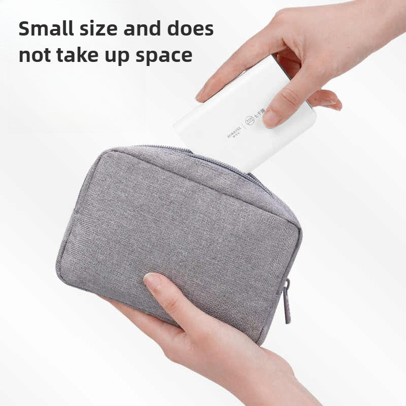 Travel Essentials Pouch Organizer for USB Cables Earphones Gadgets Storage Bag Digital Accessories Makeup Cover Devices
