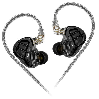 KZ ZAR HiFi Wired Earphone In Ear Monitor Earbuds Hybrid Technology 7BA+1DD IEM Headset With Microphone Bass Phone Headphones