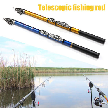 Vara de Pesca de Mar em Material de Carbono, Vara de Pesca Telescópica de Qualidade, Varas de Spinning de Qualidade 1.5m, 1.8m, 2.1m, 2.4m, 2.7m, 3m