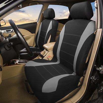 Universal Full Car Seat Covers Polyester Fabric Auto Protect Covers Car Seat Protector Automotive Interior Supplies