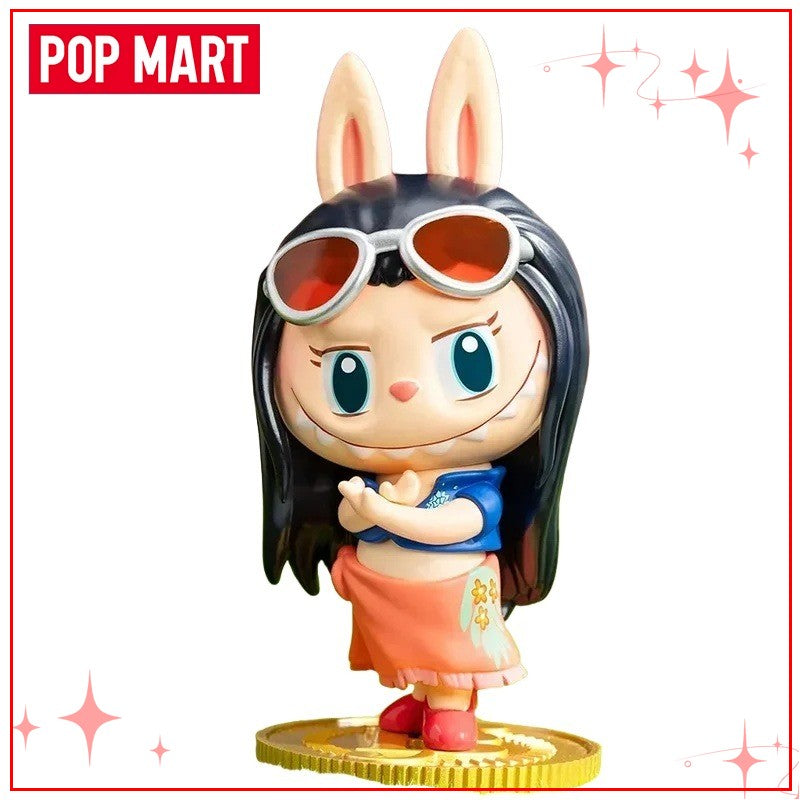 Pop Mart THE MONSTERS Labubu One Piece Series Blind Boxes Labubu One Piece Figurinhas Presente