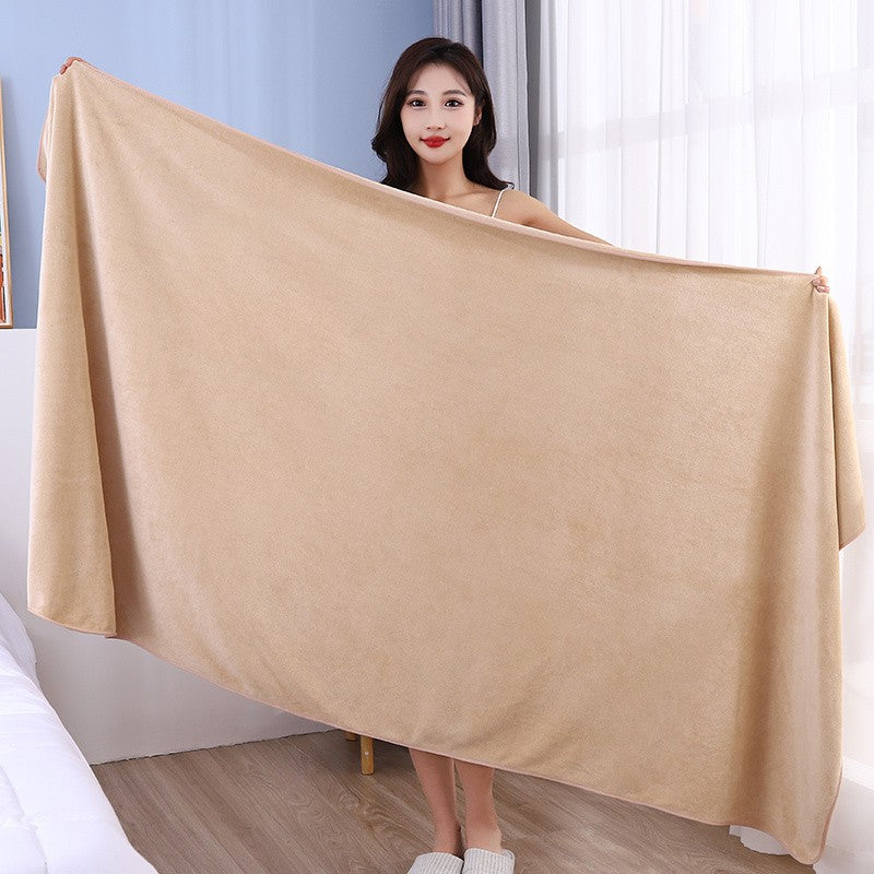 Towel Thickened Microfiber Absorbent High-density Coral Fleece Towel Quick Dry Clean Face Soft Absorbent bath towel