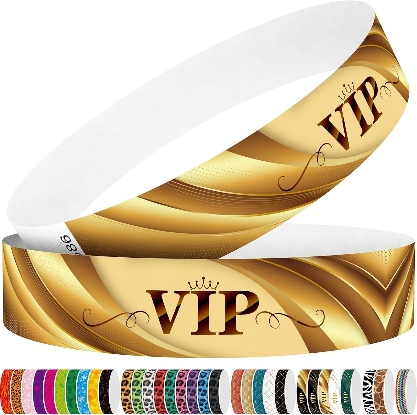 Red Flame 250pcs Tyvek Wristbands Colored Paper Event Wrist Bands Party Games Competitions Guest Gifts