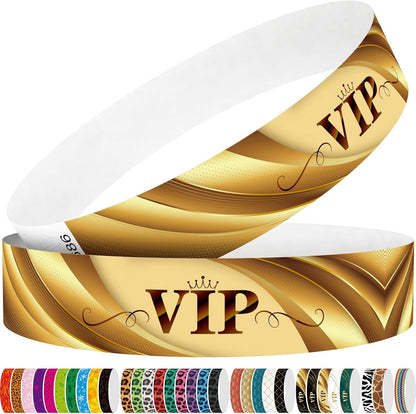 Red Flame 250pcs Tyvek Wristbands Colored Paper Event Wrist Bands Party Games Competitions Guest Gifts