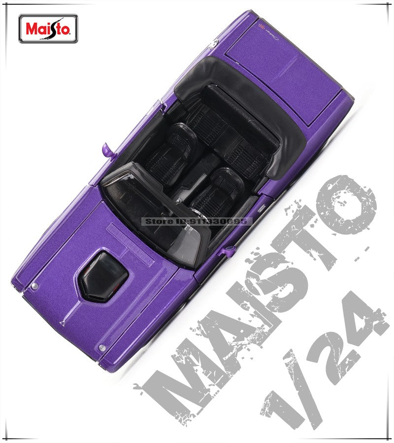 Maisto 1:24 DODGE CHALLENGER R/T 1970 liga de carro modelo artesanato decoração coleção brinquedo ferramenta presente
