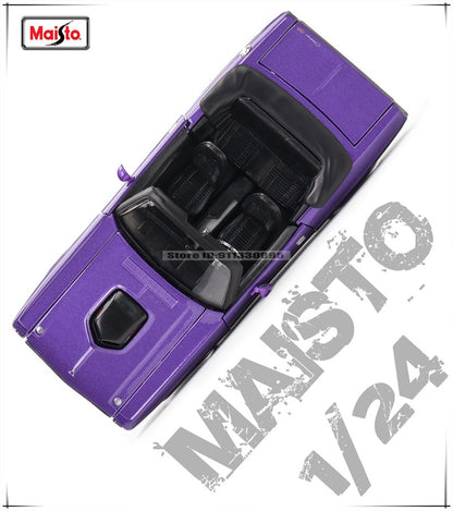 Maisto 1:24 DODGE CHALLENGER R/T 1970 liga de carro modelo artesanato decoração coleção brinquedo ferramenta presente