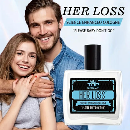Perfume Colônia Her Loss, perfume colônia masculino, perfume colônia de feromônio masculino 50ml/100ml, fragrância duradoura, presente de Natal