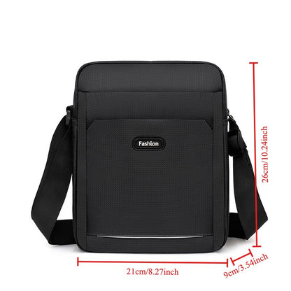 2025 Chic Men’s Waterproof Multifunctional Crossbody Bag Multi-Color - Organized Pockets Shoulder Bag for Daily/Commute