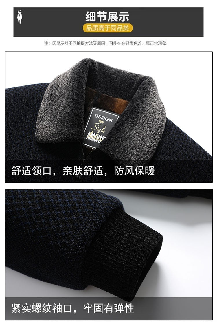 2024 New style Men's Woolen Coat Winter Classic Casual Overcoat Mens high quality Thicken trench coat men full size M-4XL