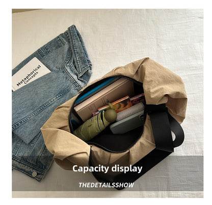 Large Capacity Simple Shoulder Bags Comfortable and Versatile Texture Crossbody Bags for Women Men Fashion Casual Storage Bags