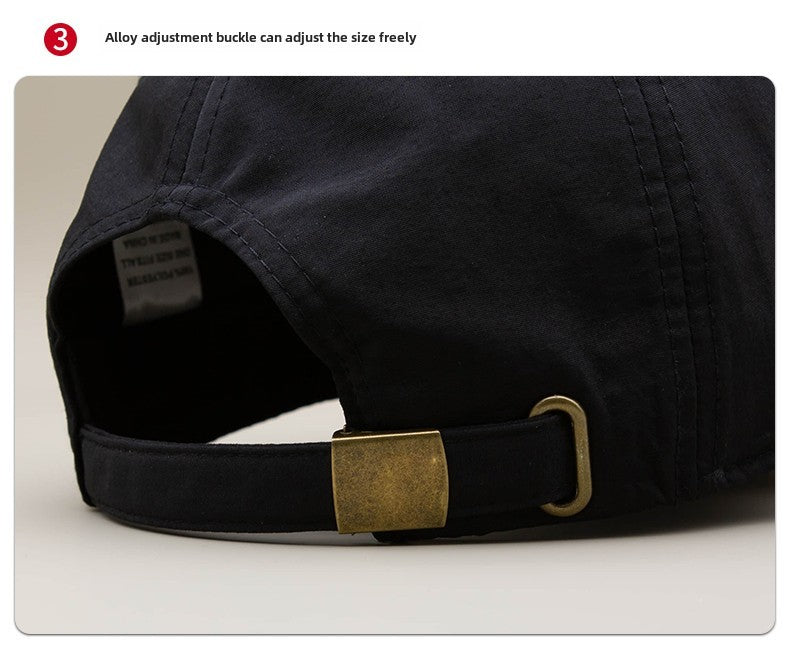 Summer Lightweight Quick Drying Baseball Cap Man  Plus Hat Male Outdoor Sport Oversized Men's Navy Baseball Cap for Big Heads