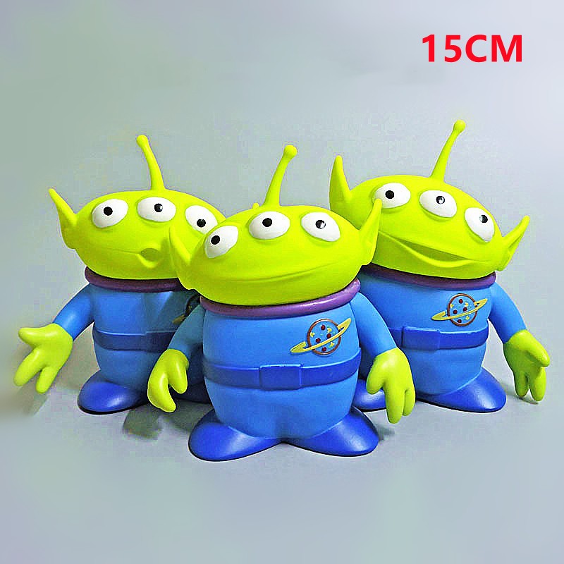 Boneco de Ação do Alien de Toy Story da Disney, Diferentes Expressões, Três Olhos, Modelo de Desenho Animado, Decoração de Boneca, Brinquedo de Anime para Crianças, Presente