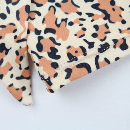 Sexy Two Pieces Bikinis 2026 Swimsuit For Women Leopard Swimwear Brazilian Bikini Set Biquini Female Sport Swimuits Beachwear