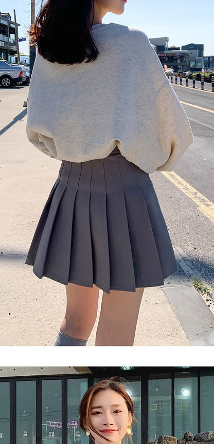 1pcs Spring Summer Womens Mini Skirts Girls Pleated Skirts Lady High Waist Cute Pink Skirt Student Short Skirt JK Uniform Skirts