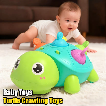 Baby Toys Turtle Crawling Toys Games for Babies Infant Toddlers Moving Educational Interactive Development 6 12 Months Babies