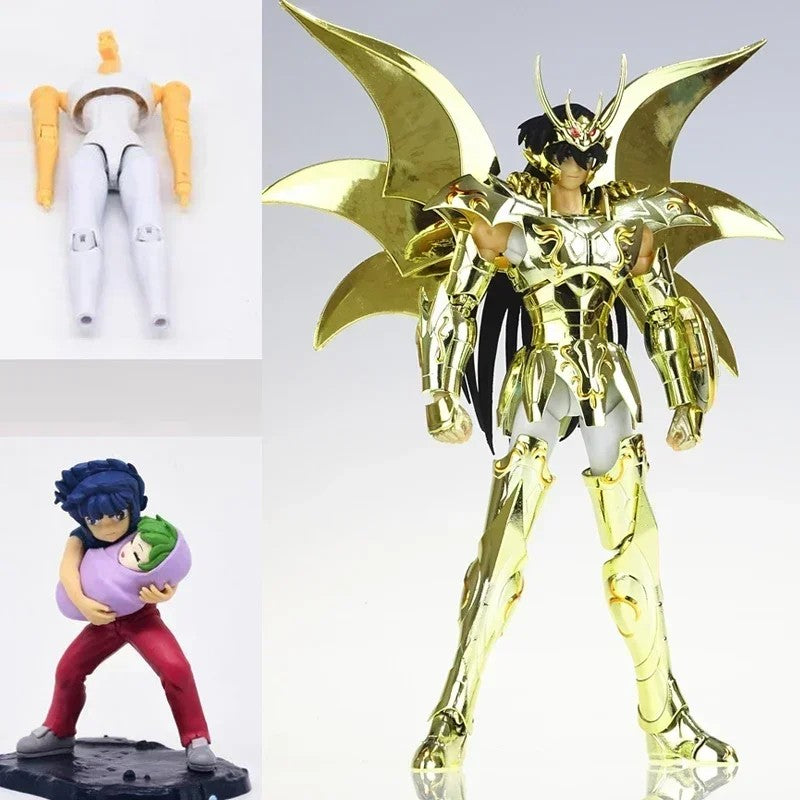 JM.MST Modelo Saint Seiya Myth Cloth EXM/EX Dragão Shiryu Deus V4 com Ikki Bebê Shun Cavaleiros do Zodíaco Boneco de Ação em Estoque