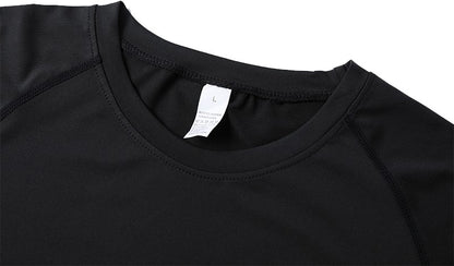 Graphic Compression Shirts for Men Athletic Quick Dry Rash Guard Stretchy Baselayers Undershirts Gym Workout Running Tshirt Tops