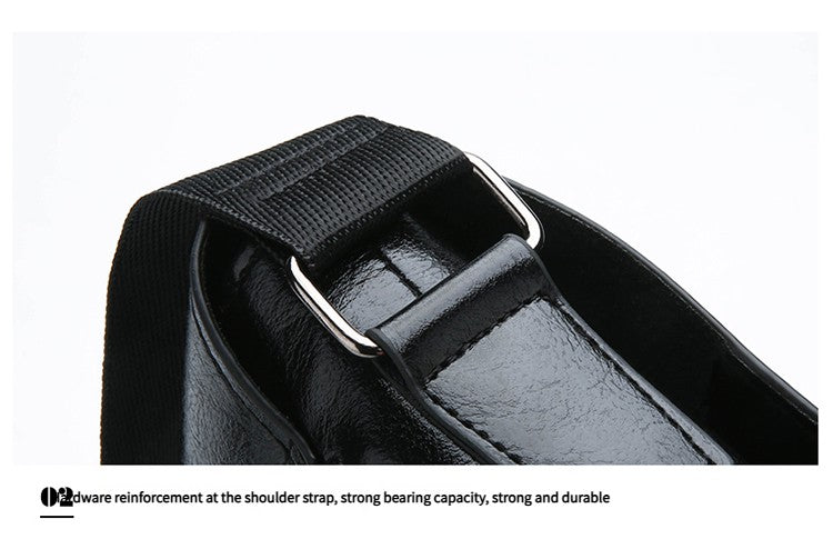 Men Shoulder Bags For IPAD Leather Business Handbag Men Messenger Bag Large Side Sling Bag Fashion Man Crossbody Bag