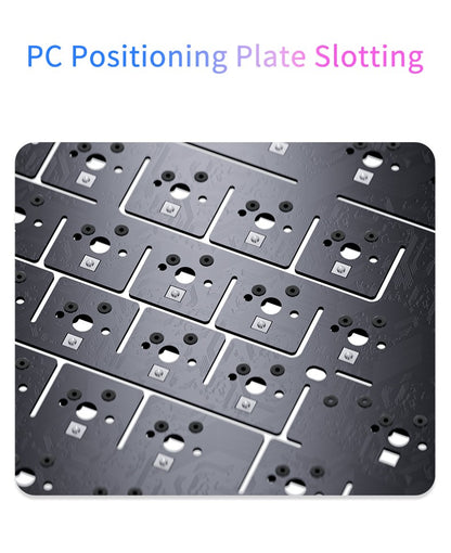 Teclado Mecânico Gamer AJAZZ AK820 Pro com Fio e Sem Fio, Tri-Modo, Retroiluminação RGB, Switches Hot-Swappable, Layout Compacto de 70%, PC/Mac