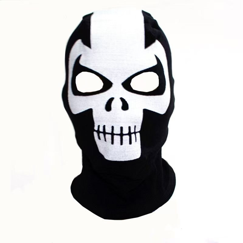 Halloween new mask Black Mask Balaclava Beanies Hats Men Ghost Skull Full Face Warmly Mask Hood Beanie Ggorros Hombre Casquette