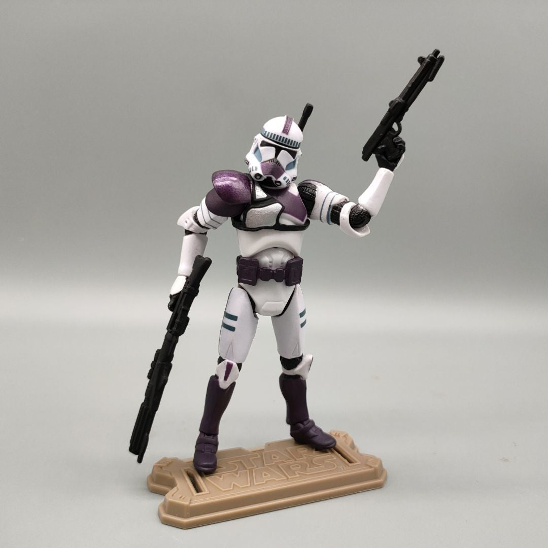 Lote de 3 Bonecos Soltos Star Wars Elite Force 501st 442nd Shadow Utapau Gree Shock Battalion Trooper 3.75" Coleção