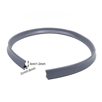 Barreira de Água Dobrável para Box de Chuveiro, Limite de Contenção de Água, Vedação Impermeável para Banheiro e Cozinha, Mantém a Água Dentro, Separação Seco/Molhado