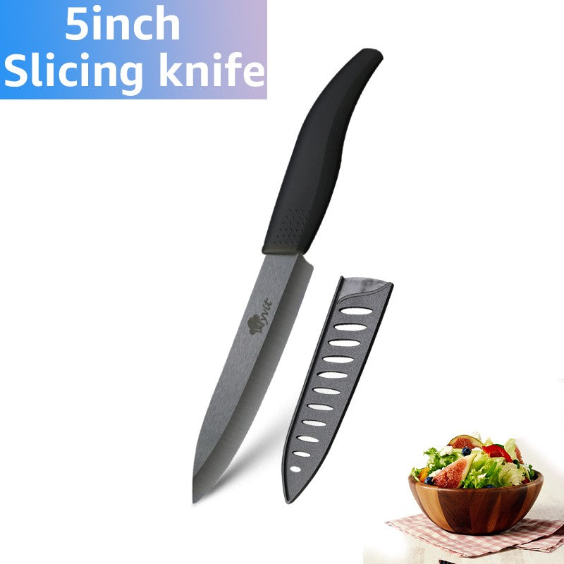 Ceramic Knives Set for Kitchen 3 4 5 6inch Chef Knife Anti-slip Handle Rustproof Blade Fruit Vegetable Slicer Paring Cook Cutter