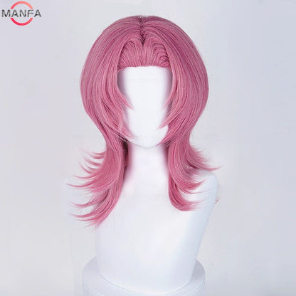 Current fashion trend music singer team role-playing wig Heat Resistant Synthetic Hair Anime Wigs +Wig Cap