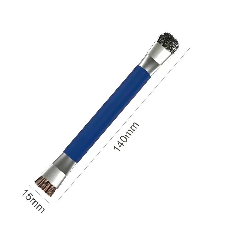 Reparo de placa de circuito com escova dupla, seguro para chips de circuitos integrados, limpeza de placas-mãe de celular/computador