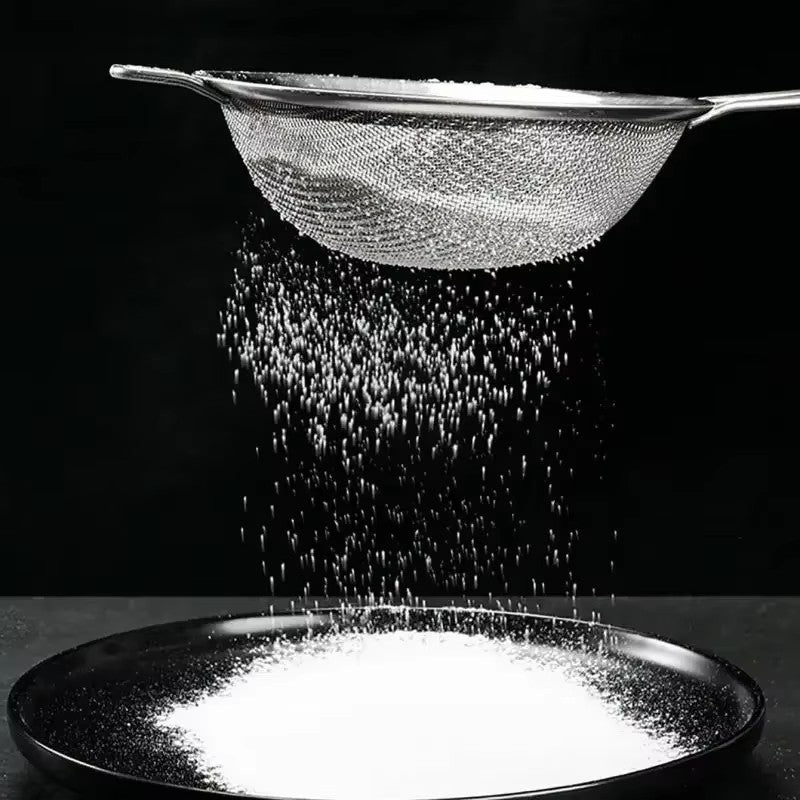 Stainless Steel Sieve Fine Mesh Filter Slotted Spoon Kitchen Accessories For Cooking Baking Oil Flour Strainer Sifter