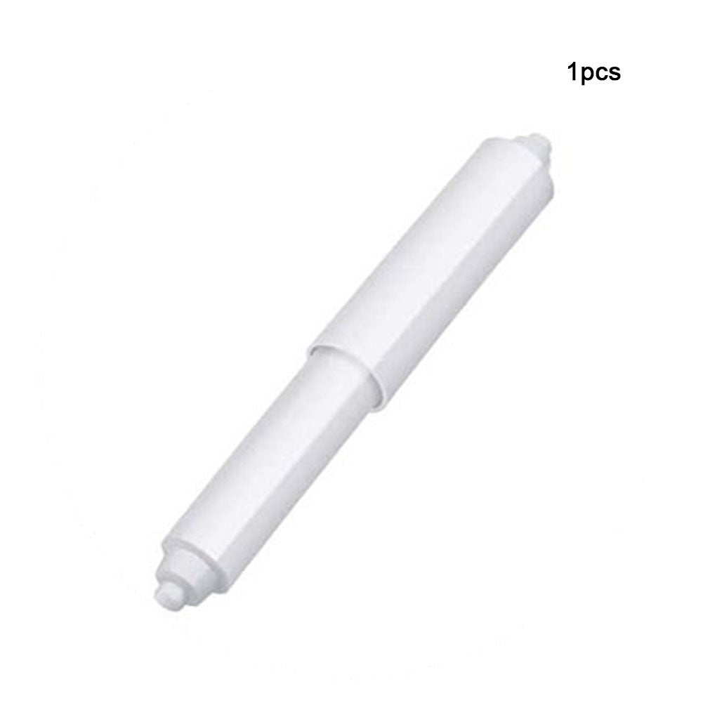1/3PCS Replacement Toilet Roll Paper Shaft White Plastic Toilet Roll Holder Roller Spindle Insert Spring For Bathroom Accessory